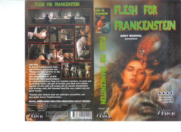 FLESH FOR FRANKENSTEIN (VHS)